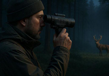 INJIE Laser Rangefinder Binoculars: Comb